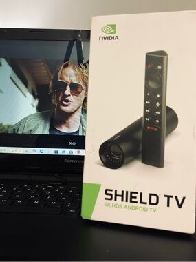 NVIDIA Streaming Interface Display in Black